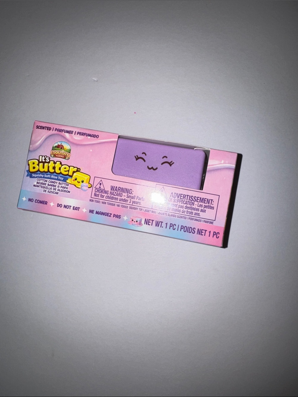 It's Butter Scented Squishy Soft Rise Toy - Lavender